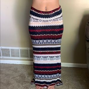 ⭐️Tribal Print Maxi Skirt ⭐️